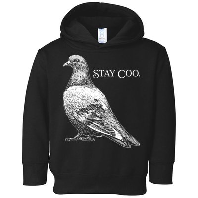 Stay Coo Pigeon Toddler Hoodie