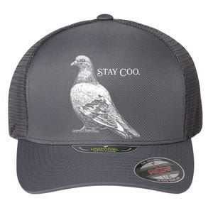 Stay Coo Pigeon Flexfit Unipanel Trucker Cap