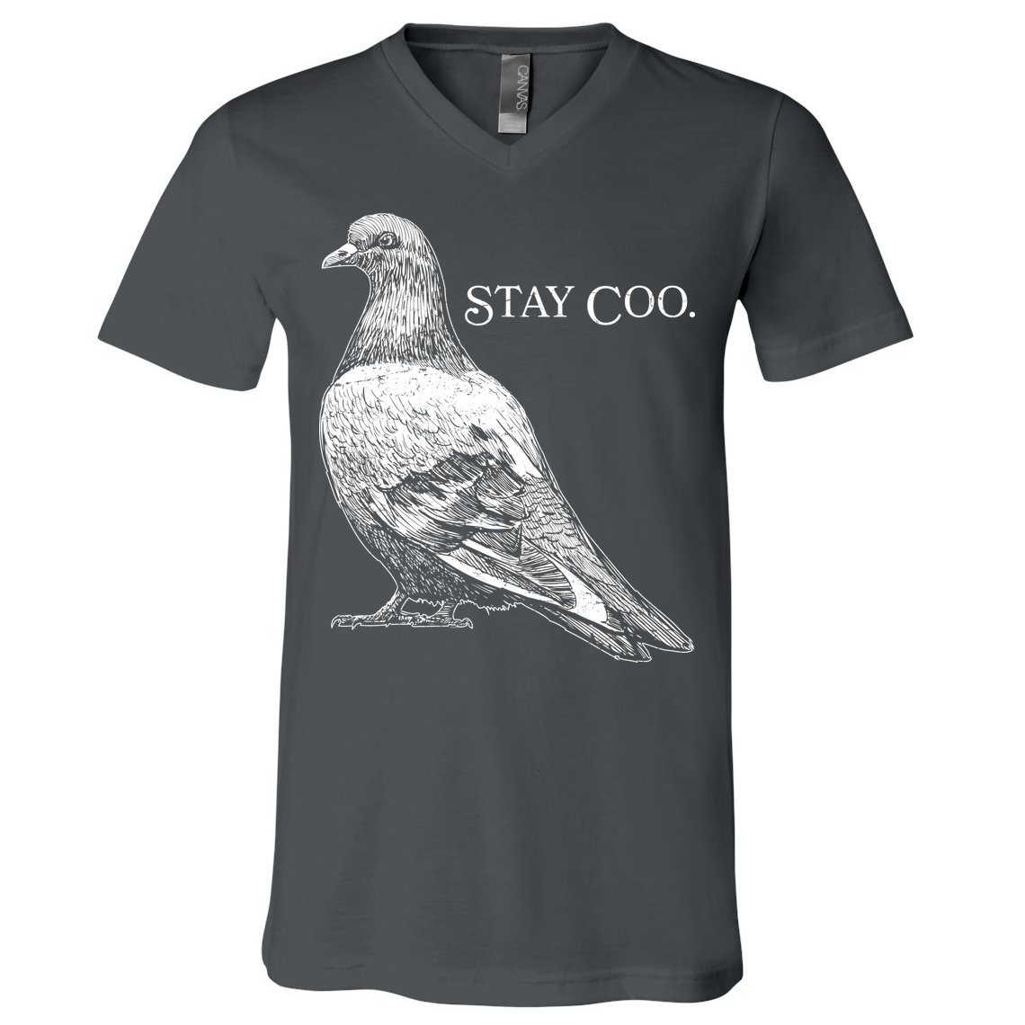 Stay Coo Pigeon V-Neck T-Shirt