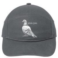 Stay Coo Pigeon 7-Panel Snapback Hat