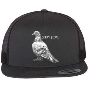 Stay Coo Pigeon Flat Bill Trucker Hat