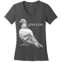 Stay Coo Pigeon Women's V-Neck T-Shirt