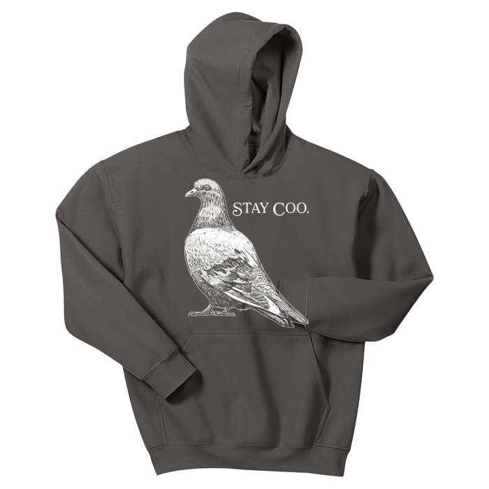 Stay Coo Pigeon Kids Hoodie