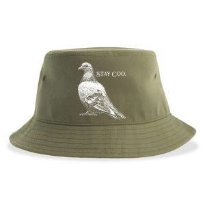 Stay Coo Pigeon Sustainable Bucket Hat