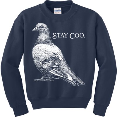 Stay Coo Pigeon Kids Sweatshirt