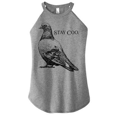 Stay Coo Pigeon Women’s Perfect Tri Rocker Tank