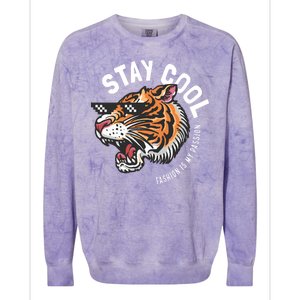 Stay Cool Fashion Is My Passion Colorblast Crewneck Sweatshirt