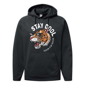 Stay Cool Fashion Is My Passion Performance Fleece Hoodie