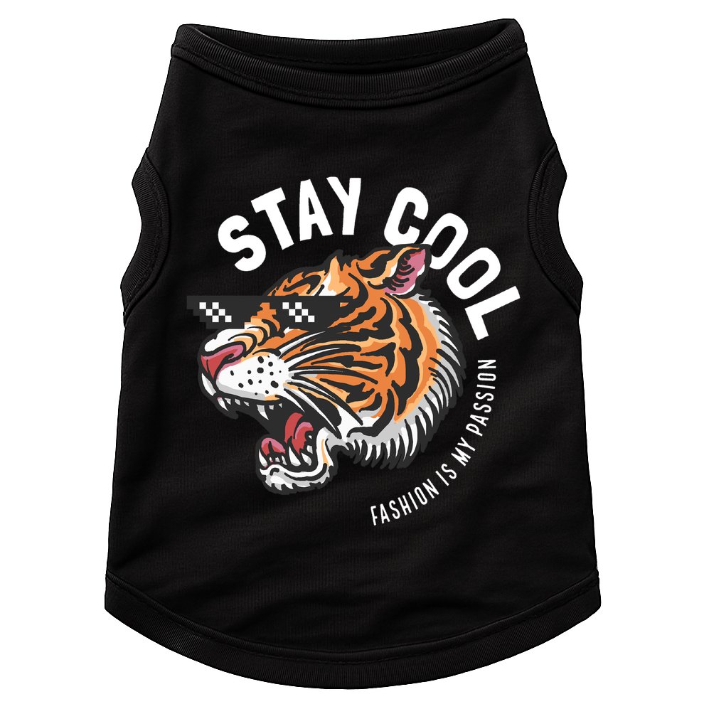 Stay Cool Fashion Is My Passion Doggie Tank