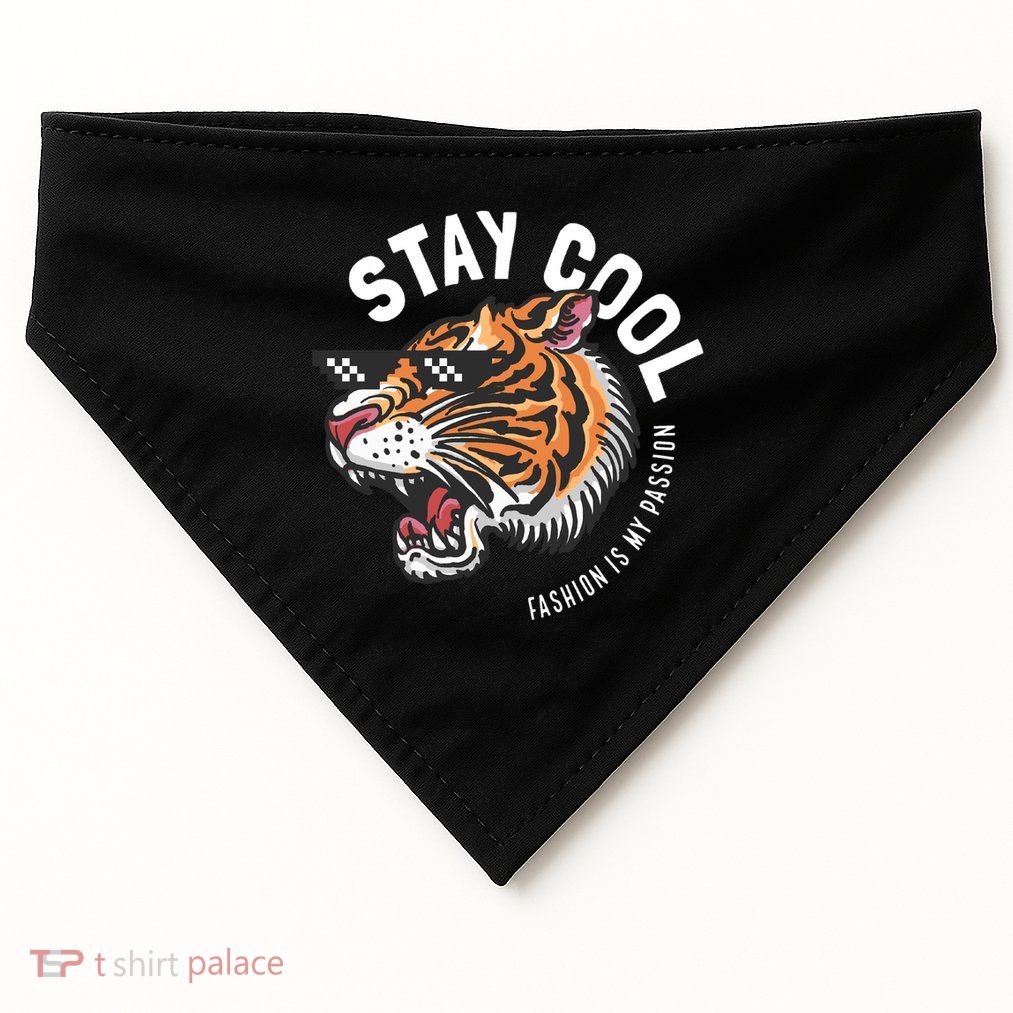 Stay Cool Fashion Is My Passion USA-Made Doggie Bandana
