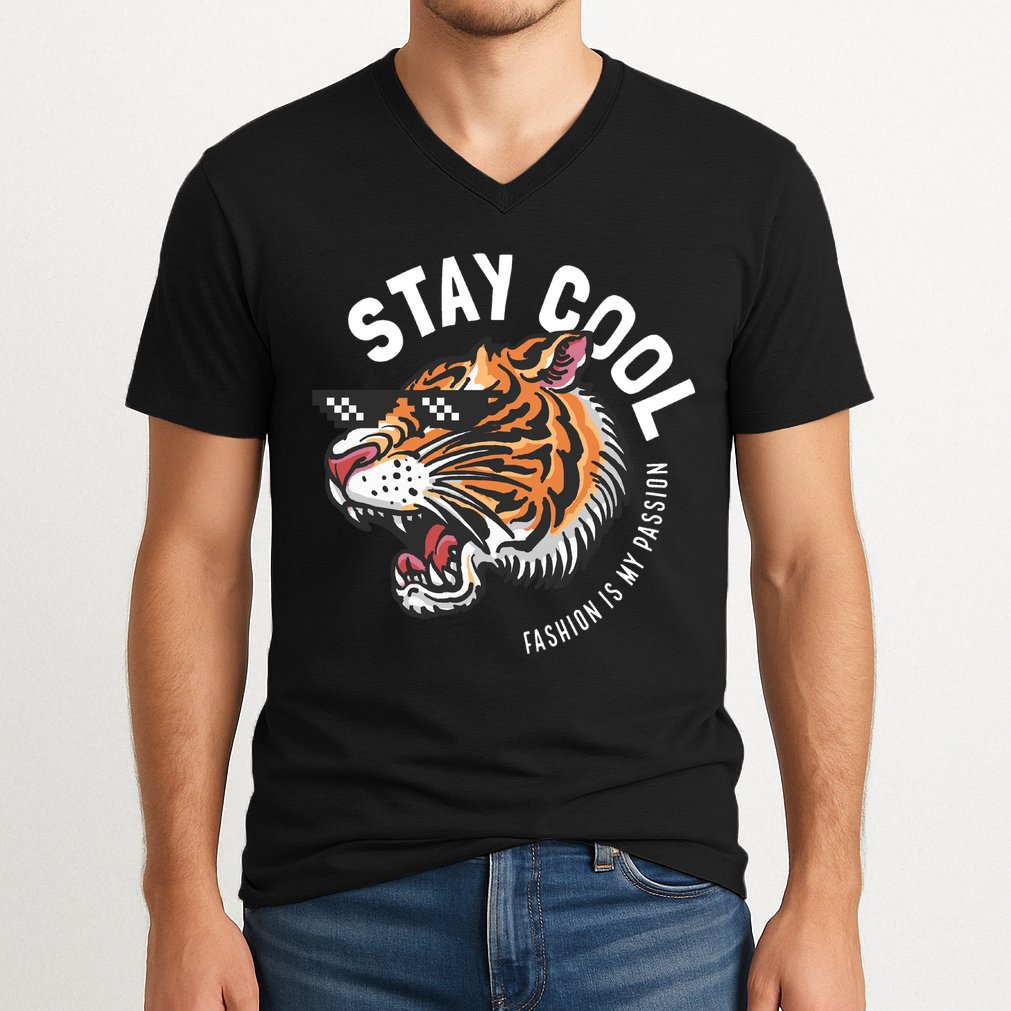 Stay Cool Fashion Is My Passion V-Neck T-Shirt
