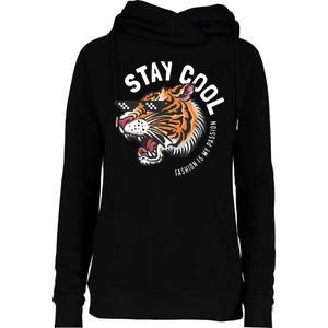 Stay Cool Fashion Is My Passion Womens Funnel Neck Pullover Hood