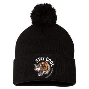 Stay Cool Fashion Is My Passion Pom Pom 12in Knit Beanie