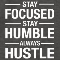 Stay Focused Humble Always Hustle Vector Backpack