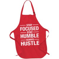 Stay Focused Humble Always Hustle Apron