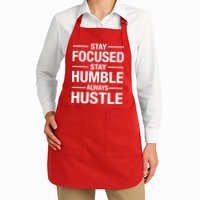 Stay Focused Humble Always Hustle Apron