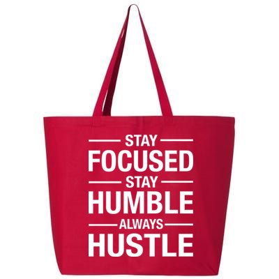 Stay Focused Humble Always Hustle 25L Jumbo Tote