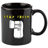 Stay Fresh 11oz C Handle Ceramic Mug