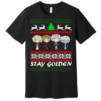 Stay Golden Ugly Christmas Premium T-Shirt