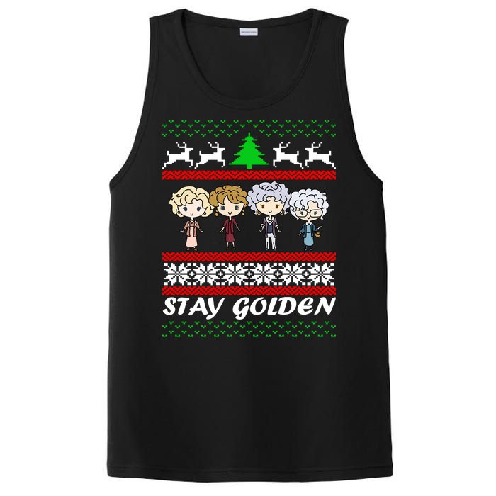 Stay Golden Ugly Christmas PosiCharge Competitor Tank