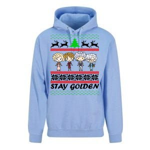 Stay Golden Ugly Christmas Unisex Surf Hoodie