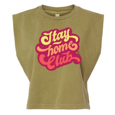 Stay Home Club Garment-Dyed Women's Muscle Tee