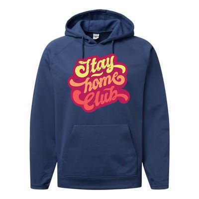 Stay Home Club Performance Fleece Hoodie