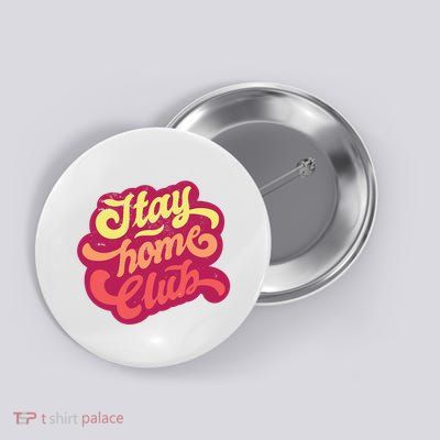 Stay Home Club Button