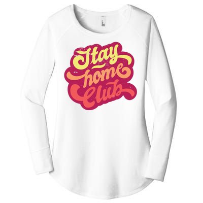 Stay Home Club Women's Perfect Tri Tunic Long Sleeve Shirt