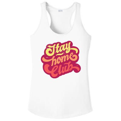 Stay Home Club Ladies PosiCharge Competitor Racerback Tank