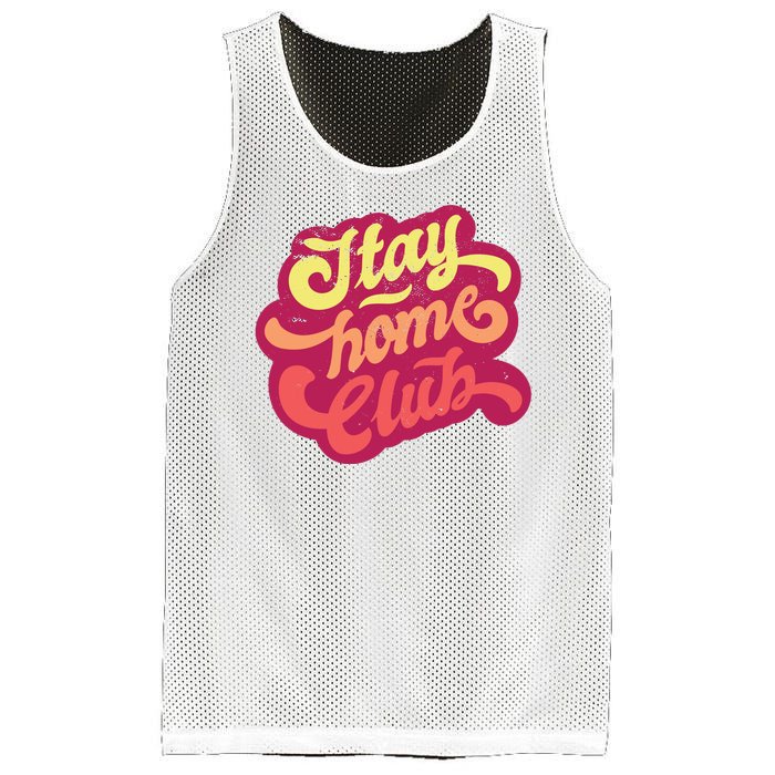 Stay Home Club Mesh Reversible Basketball Jersey Tank