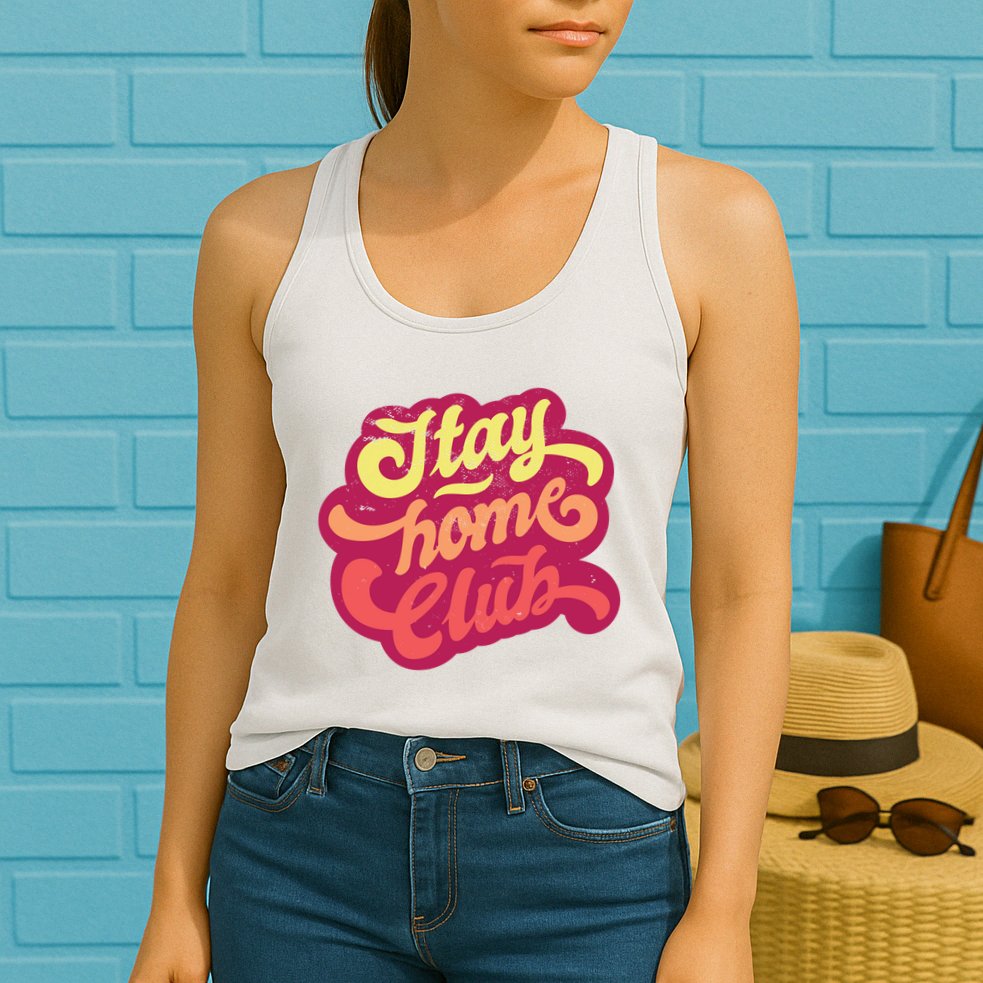 Stay Home Club Womens Tank Top