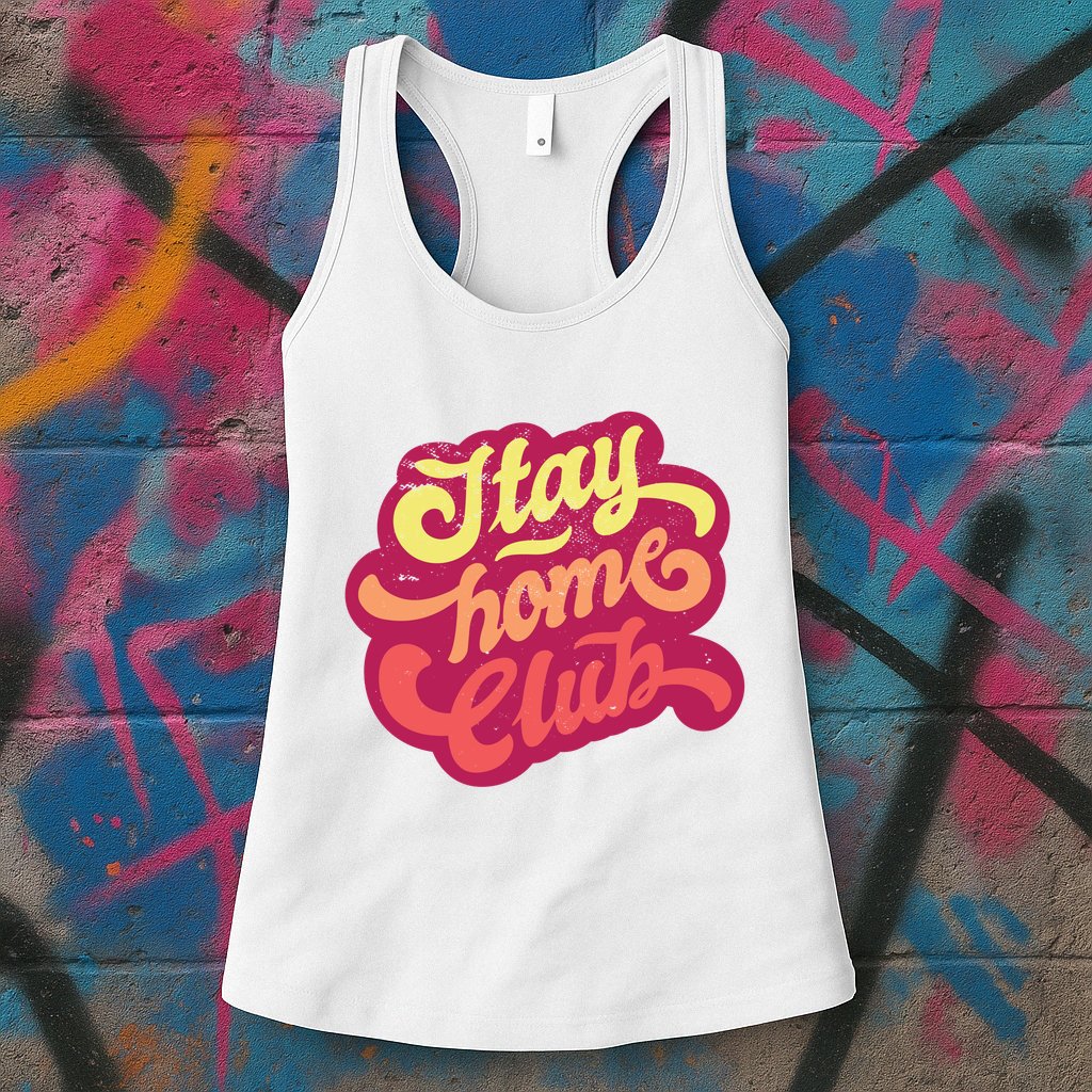 Stay Home Club Womens Tank Top