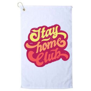 Stay Home Club Platinum Collection Golf Towel