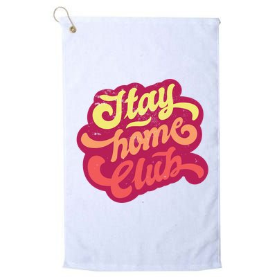 Stay Home Club Golf Towel