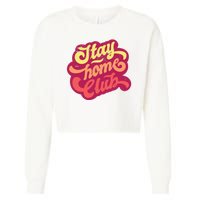 Stay Home Club Cropped Pullover Crew