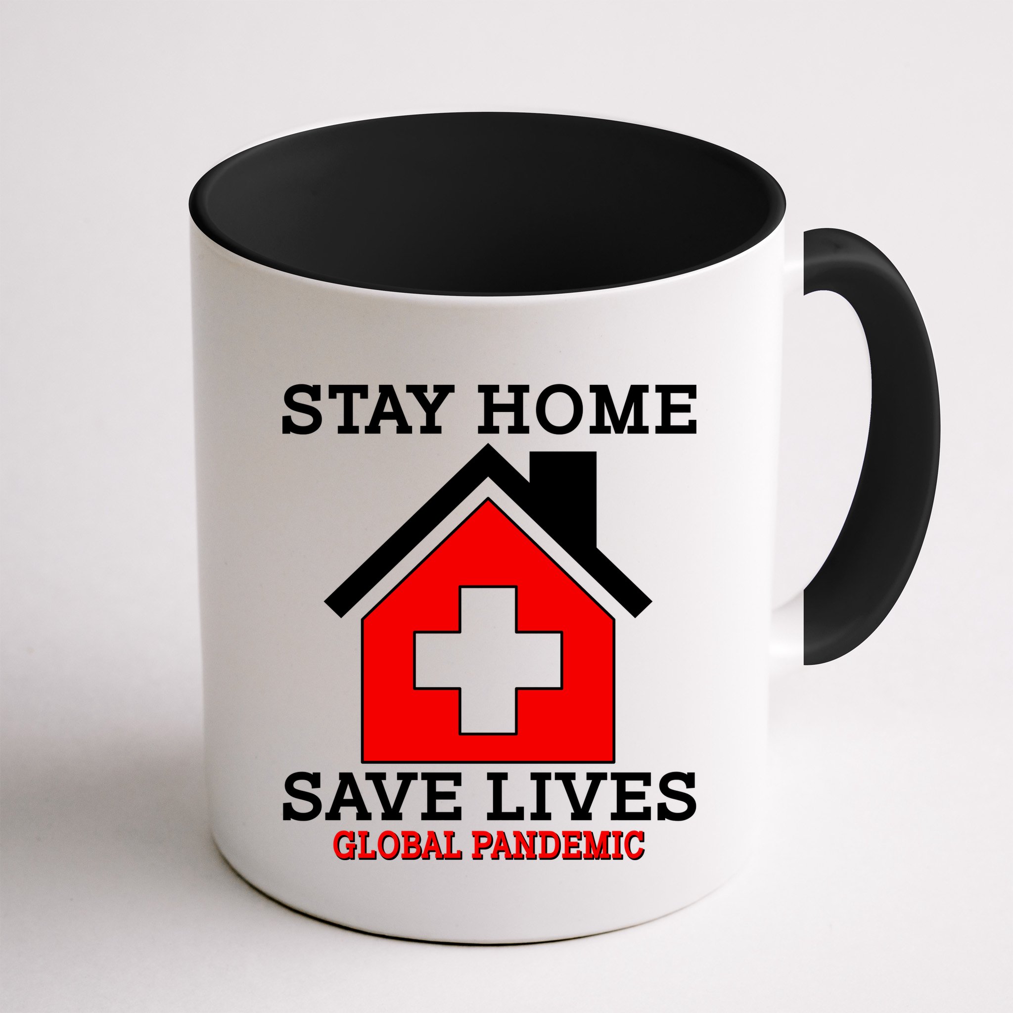 Stay Home Save Lives Global Pandemic Mug