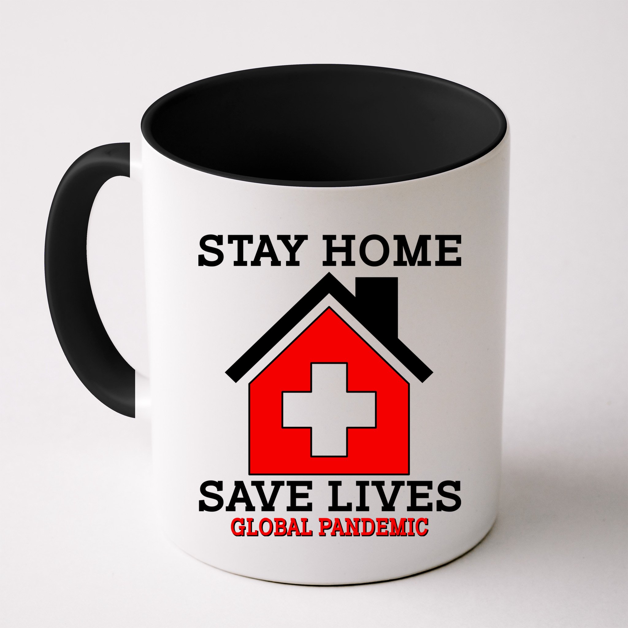 Stay Home Save Lives Global Pandemic Mug