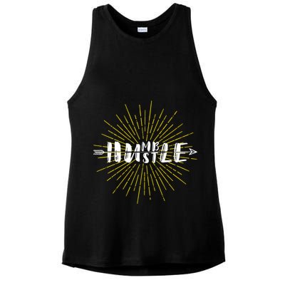 Stay Humble And Hustle  Ladies PosiCharge Tri-Blend Wicking Tank