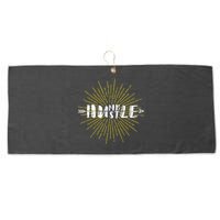 Stay Humble And Hustle  Large Microfiber Waffle Golf Towel