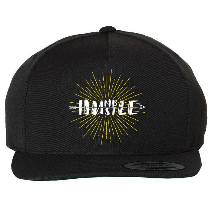 Stay Humble And Hustle  Wool Snapback Cap