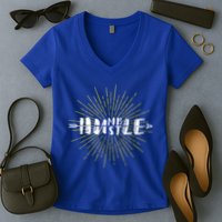 Stay Humble And Hustle  Women's V-Neck T-Shirt