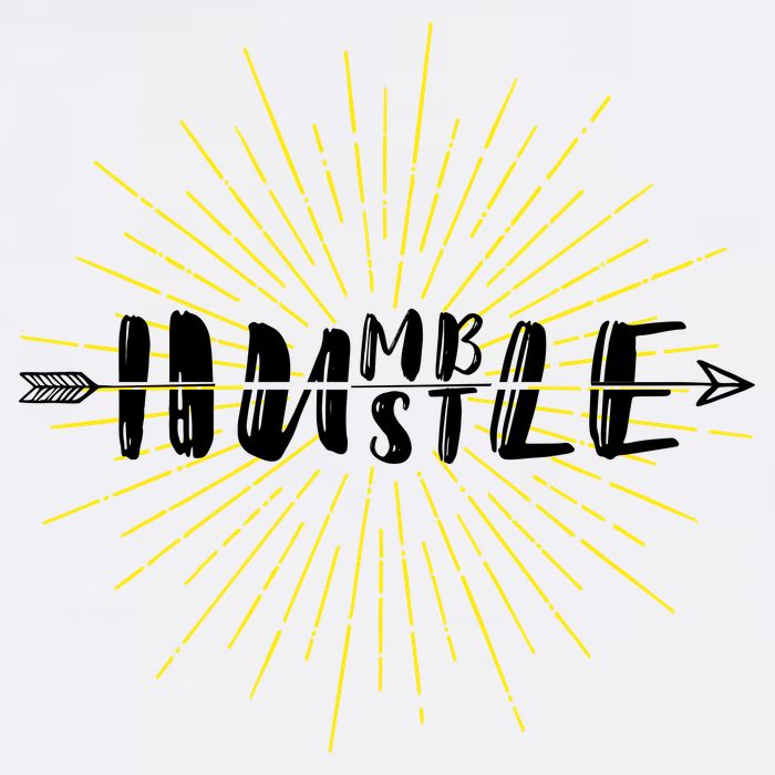 Stay Humble And Hustle  Garment-Dyed Sweatshirt