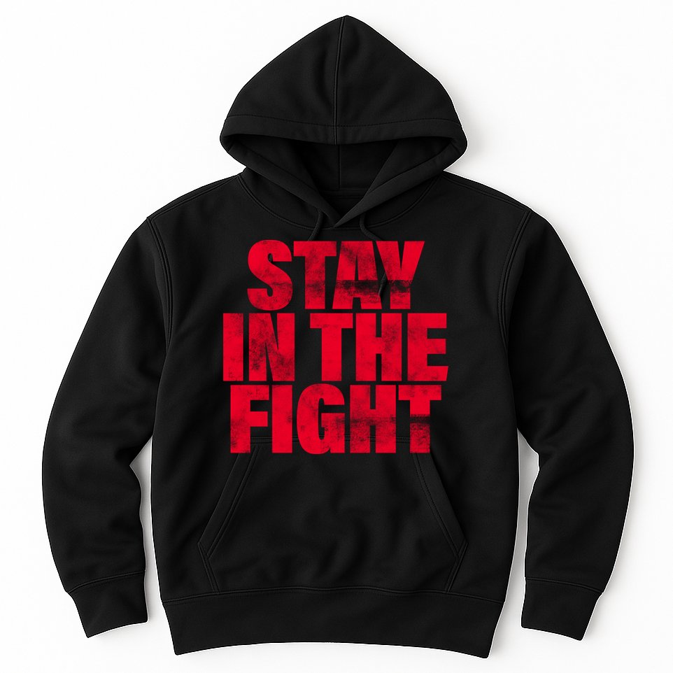 Stay In The Fight Washington D.C. Baseball Fan Hoodie