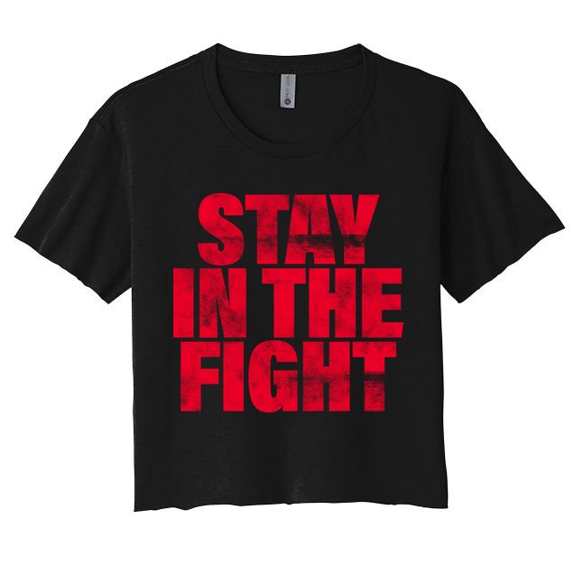 Stay In The Fight Washington D.C. Baseball Fan Crop Top