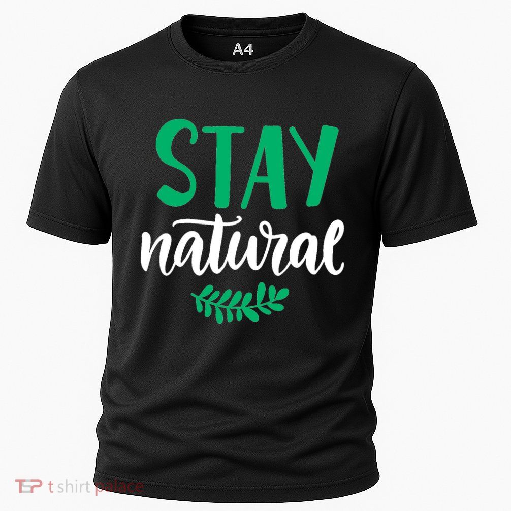 Stay Natural Green Leaf Cooling Performance Crew T-Shirt