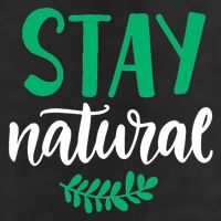 Stay Natural Green Leaf Trucker Hat