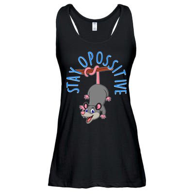 Stay Opossitive Ladies Essential Flowy Tank