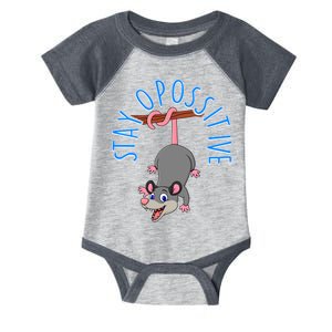 Stay Opossitive Infant Baby Jersey Bodysuit