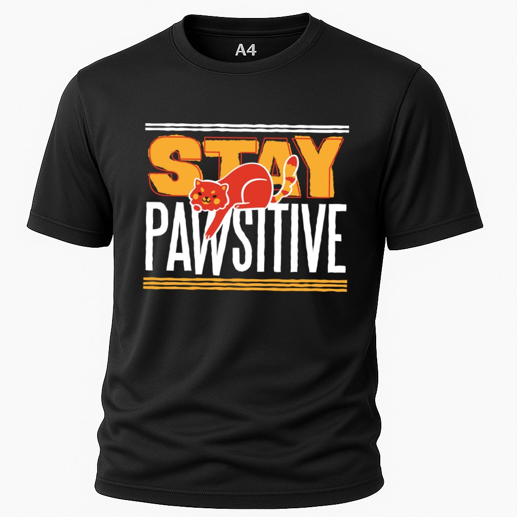 Stay Pawsitive Cooling Performance Crew T-Shirt